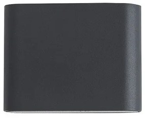 Απλίκα Φωτιστικό Τοίχου 2xLED 3W IP65 3000K Σκούρο Γκρι E238 Zambelis-E238-Ανθρακί E238