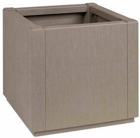 vidaXL Γλάστρα Κήπου Γκρι 36 x 36 x 35 εκ. Πολυπροπυλένιο