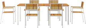 vidaXL Σετ Εξωτερικής Τραπέζης 7 pcs
