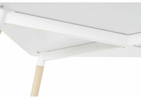 Τραπεζαρία DKD Home Decor Λευκό Σημύδα Ξύλο MDF 120 x 80 x 74 cm