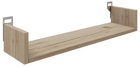 Ραφιέρα τοίχου Derva pakoworld σε oak απόχρωση 60x15x10cm