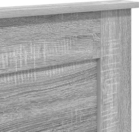 vidaXL Κεφαλάρι Γκρίζο Σονομα Επεξεργασμένο Ξύλο