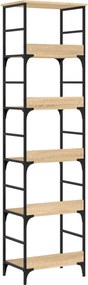 vidaXL Βιβλιοθήκη Sonoma Δρυς 50x33x188,5 εκ. από Τεχνητό Ξύλο