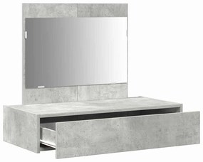 vidaXL Τραπέζι περιποίησης Γκρι 83 x 40 x 70 εκ Επεξεργασμένο ξύλο