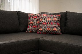 Corner Sofa-Bed Aly Right - Anthracite Anthracite