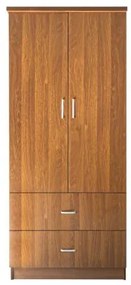 CLOSET Ντουλάπα Καρυδί 80x50x180cm Ε8384,3