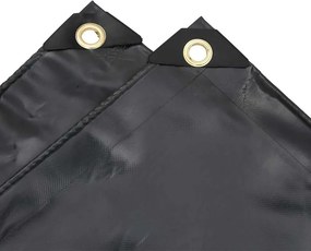 vidaXL Μουσαμάς Ανθρακί 650 γρ./μ.² 2x3 μ.