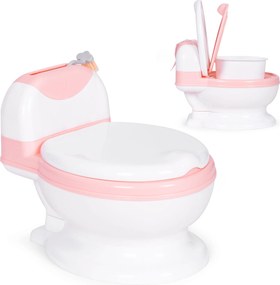 Toilet potty with a removable insert with a brush for children ECOTOYS