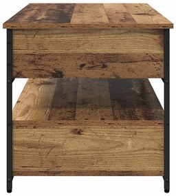 vidaXL Τραπεζάκι σαλονιού με συρτάρι Παλιό Ξύλο 85 x 50 x 50 εκ.