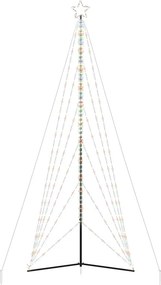 vidaXL Χριστουγεννιάτικο δέντρο LED 861 LED πολύχρωμα 478 εκ.