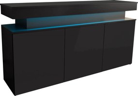 Μπουφές Glossa 160 με LED-Mauro