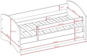 Παιδικό κρεβάτι Babydreams-Leuko-160 x 80