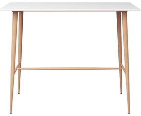 vidaXL Σετ Επίπλων Μπαρ 5 Τεμαχίων Λευκό