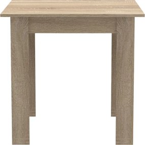 Τραπέζι Manka I pakoworld σε sonoma απόχρωση 80x80x77εκ