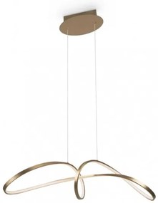 Κρεμαστό Φωτιστικό Οροφής LED 42W Curve 4000K MAYTONI MOD156PL-L52G4K Χρυσό