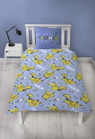 Σετ κάλυμμα παπλώματος Pokémon Μπλε 2 Τεμάχια