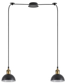 SE21-BR-10-BL2-MS3 MAGNUM BRONZE Black Metal Shade Pendant+ HOMELIGHTING 77-8777