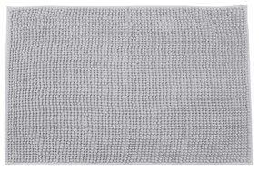 Ταπέτο Μπάνιου Beads 80x50cm Πολυεστέρα Γκρι Ανοιχτό