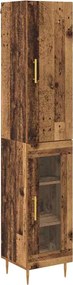 vidaXL Highboard 2 pcs Παλιό Ξύλο Επεξεργασμένο ξύλο