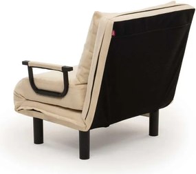 Πολυθρόνα-Κρεβάτι Κρέμα SENTO SINGLE 75x50x75