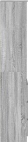 vidaXL Ντουλάπι Γκρι Sonoma 37,5x35x180 εκ. Επεξεργασμένο Ξύλο
