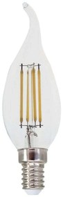 Λαμπτήρας Led FLAM4NWTIP E14 4W 4000K 490lm Clear Aca