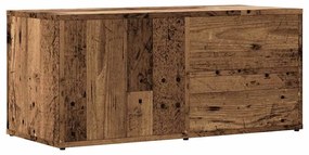 vidaXL ντουλάπι τηλεόρασης  Παλιό ξύλο 80x34x35,5cm Κατασκευασμένο ξύλο