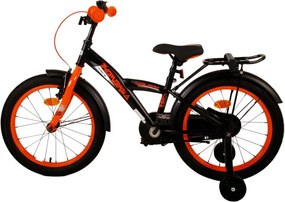 Thombike 18 Inch 24 cm Boys Coaster Brake Black/Orange