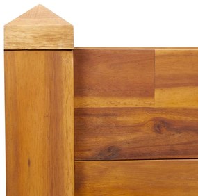 vidaXL Ζαρντινιέρα Υπερυψωμένη 60 x 60 x 44 εκ. από Μασίφ Ξύλο Ακακίας