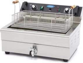 Deep Fryer - 20L - 1 Basket - with Drain Tap