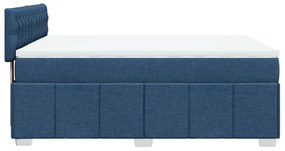 ΚΡΕΒΑΤΙ BOXSPRING ΜΕ ΣΤΡΩΜΑ ΜΠΛΕ 140X200 ΕΚ. ΥΦΑΣΜΑΤΙΝΟ 3287104