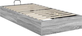 vidaXL Κρεβάτι Οθωμανικού Τύπου Γκρι Σονομά 100 x 200 cm