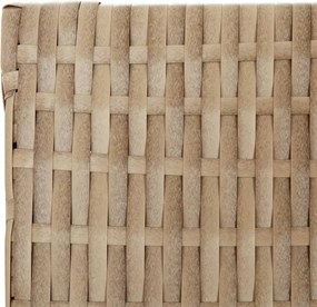 vidaXL Διαχωριστικό Δωματίου 5 Πάνελ Μπεζ από Συνθετικό Ρατάν