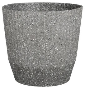 Supergreens Γλάστρα PVC "Terazzo" Γκρι 37x37x33,5 εκ.