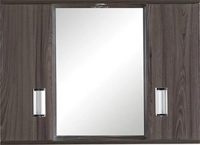 GLORIA FINO II - ΕΡΜΑΡΙΟ PVC 72*55*13.5 ΜΕ ΕΝΑ ΦΩΣ WENGE_> 47-0008