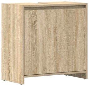 vidaXL Ντουλάπι Νιπτήρα Sonoma Δρυς 60 x 33 x 61 εκ. από Επεξ. Ξύλο