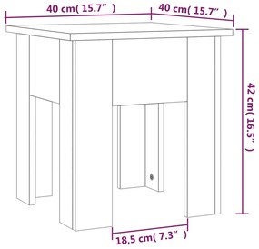 ΤΡΑΠΕΖΑΚΙ ΣΑΛΟΝΙΟΥ ΚΑΦΕ ΔΡΥΣ 40 X 40 X 42 ΕΚ. ΜΟΡΙΟΣΑΝΙΔΑ 813073