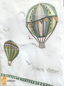 Σετ Σεντόνια Λίκνου Hot Air Balloon - Green 108109002