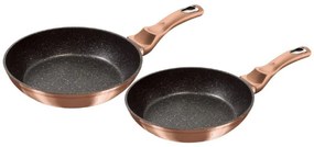 Berlinger Haus Σετ Αντικολλητικά Τηγάνια 2τμχ Metallic Line Rose Gold Edition BH-1611NF