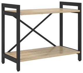 vidaXL Βιβλιοθήκη Sonoma Δρυς 60 x 30 x 48.5 εκ Επεξεργασμένο ξύλο