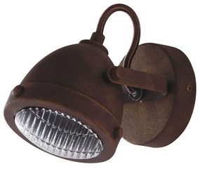 Φωτιστικό Τοίχου - Απλίκα I-Habana-AP1 Rust Luce Ambiente Design Metal