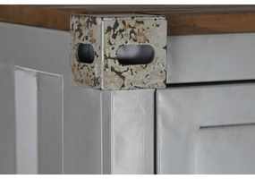 Ντουλάπι Home ESPRIT Container Sky μπλε Μέταλλο 112 x 46 x 174 cm