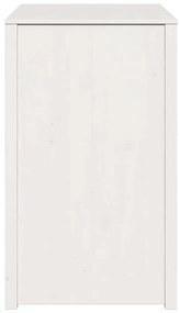 vidaXL Ντουλάπα Κουζίνας Λευκό 106 x 55 x 92 cm Μασίφ ξύλο πεύκου