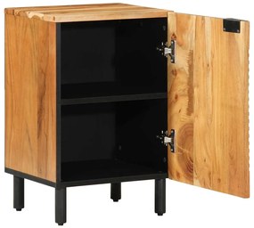 vidaXL Ντουλάπα Μπάνιου 38x33,5x58 εκ. Μασίφ ξύλο ακακίας