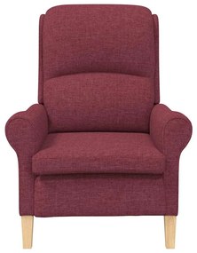 vidaXL Πολυθρόνα Μπορντό 76 x 94 x 102 εκ. ύφασμα
