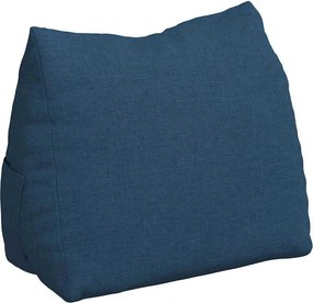 vidaXL Μαξιλάρι Πλάτης Μπλε 45 x 20 x 35 εκ. ύφασμα