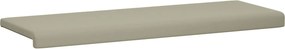 vidaXL Μαξιλάρι πάγκου Υφασμάτινο Βελούδο Άμμος Βάθος 35 εκ.