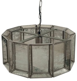 Φωτιστικό Οροφής Cenna PTMD Μονόφωτο, με λαμπτήρα E27 και διαστάσεις 46x46x20cm - Antique Gold