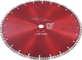 vidaXL Διαμαντόδισκος Κοπής Turbo 350 χιλ. Ατσάλινος