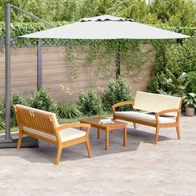 vidaXL Σετ μπιστρό 3 pcs Καφέ 75 x 45 x 38 εκ. Μασίφ ξύλο ακακίας
